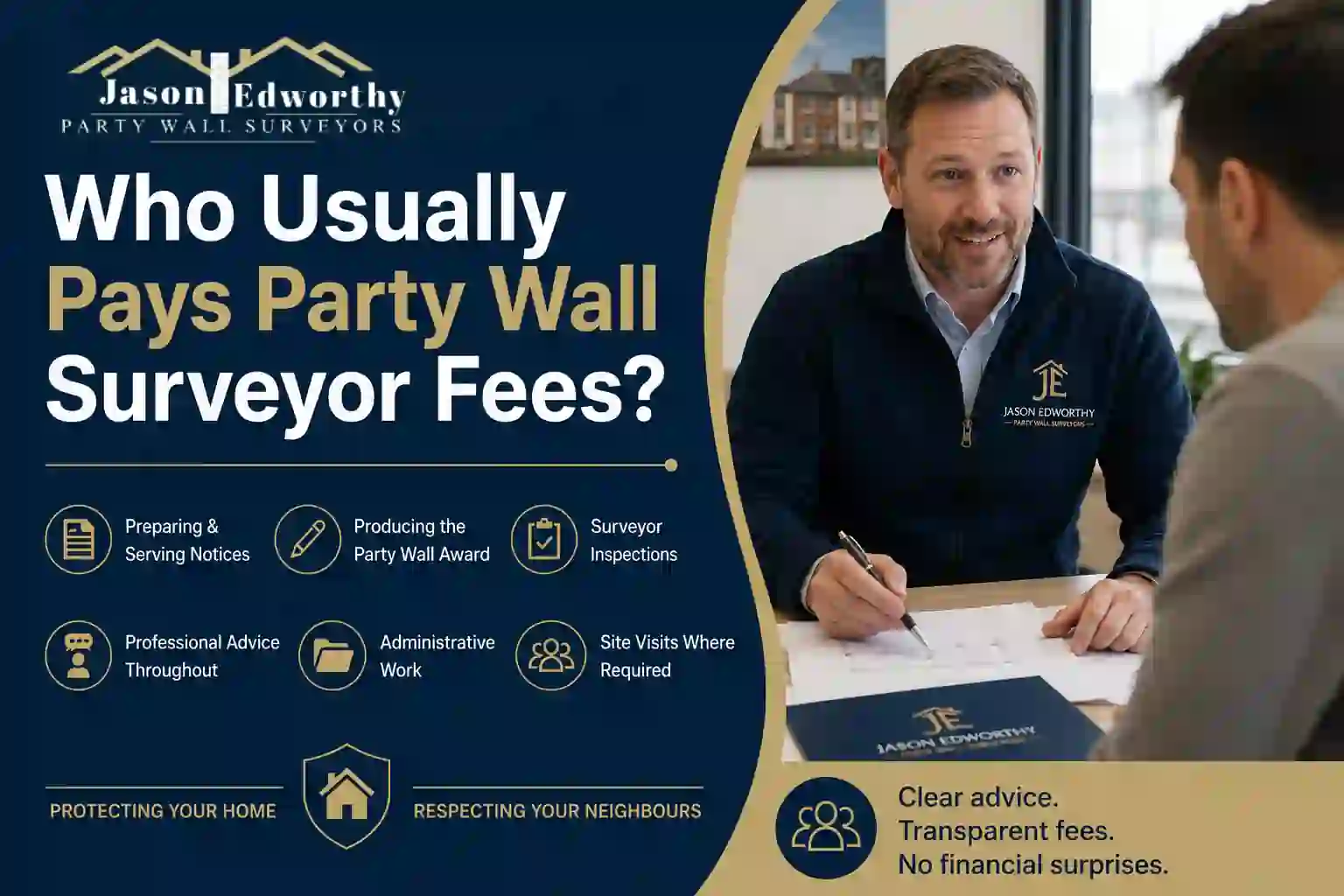 Who Usually Pays Party Wall Surveyor Fees West Yorkshire?