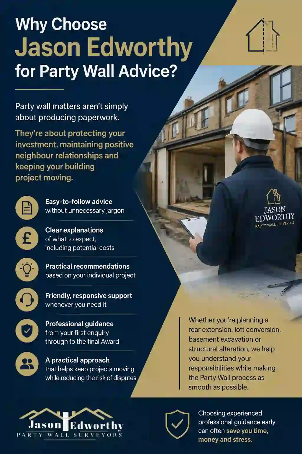 Why Choose Jason Edworthy for Party Wall Advice West Yorkshire?